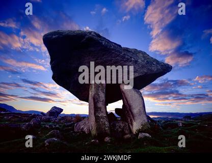 Kilclooney More Dolmen, Ardara, County Donegal, Irland Stockfoto