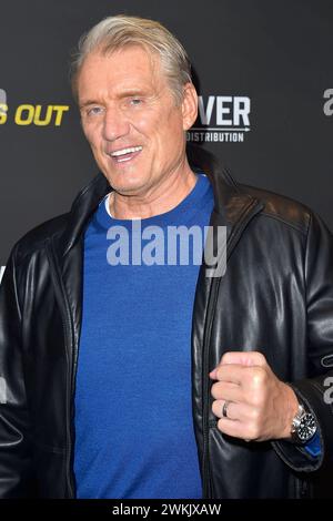 Dolph Lundgren mit Ehefrau und Tochter Ida Lundgren beim Special Screening des Kinofilms Lights Out im the London. West Hollywood, 20.02.2024 *** Dolph Lundgren mit Frau und Tochter Ida Lundgren bei der Sondervorführung des Films Lights Out at the London West Hollywood, 20 02 2024 Foto:xD.xStarbuckx/xFuturexImagex Lights 4266 Stockfoto