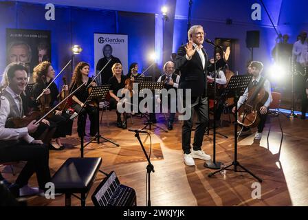 AMSTERDAM - Sänger Gordon bei der Veröffentlichung seines neuen Albums Album of My Life. ANP EVA PLEVIER niederlande Out - belgien Out Stockfoto
