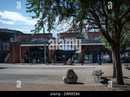 Kunststudios an den Hot Walls an der Broad Street, Old Portsmouth, Hampshire, Großbritannien. Stockfoto