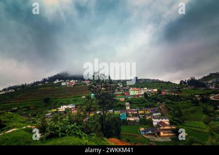 Landschaft von Ooty. Ooty oder Ootacamund ist eine beliebte Bergstation in Tamil nadu Indien. Stockfoto