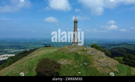 Der wunderschöne Touristenort der Rodneys Pillar in Powys, Wales, an der Grenze zu Shropshire Stockfoto