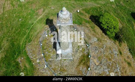 Der wunderschöne Touristenort der Rodneys Pillar in Powys, Wales, an der Grenze zu Shropshire Stockfoto