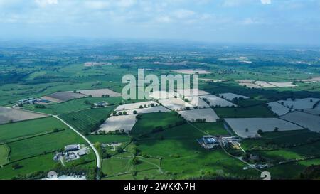 Der wunderschöne Touristenort der Rodneys Pillar in Powys, Wales, an der Grenze zu Shropshire Stockfoto