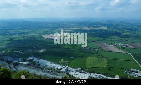 Der wunderschöne Touristenort der Rodneys Pillar in Powys, Wales, an der Grenze zu Shropshire Stockfoto