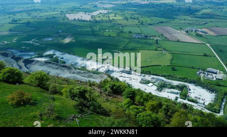 Der wunderschöne Touristenort der Rodneys Pillar in Powys, Wales, an der Grenze zu Shropshire Stockfoto