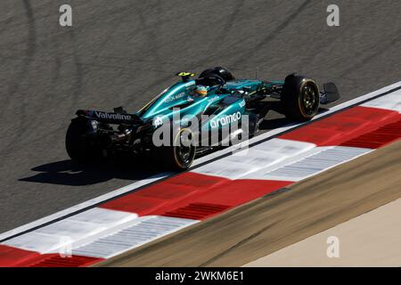 Sakhir, Bahrain. Februar 2024. F1-Vorsaisontests in Bahrain auf dem Bahrain International Circuit am 21. Februar 2024 in Sakhir, Bahrain. (Foto von HOCH ZWEI) Credit: dpa/Alamy Live News Stockfoto