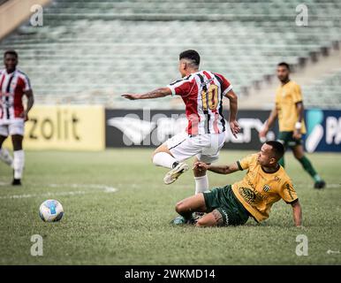 Teresina, Brasilien. Februar 2024. PI - TERESINA - 21/02/2024 - COPA DO BRASIL 2024, RIVER-PI (Foto: Weslley Douglas/AGIF/SIPA USA) Credit: SIPA USA/Alamy Live News Stockfoto