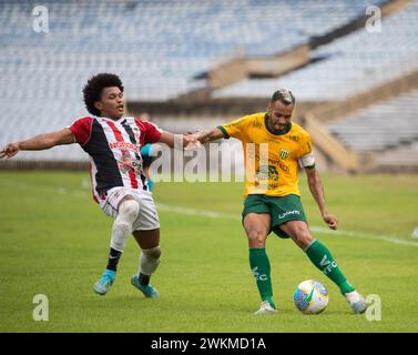 Teresina, Brasilien. Februar 2024. PI - TERESINA - 02/21/2024 - CUP OF BRAZIL 2024, RIVER-PI (Foto: Aldo Carvalho/AGIF/SIPA USA) Credit: SIPA USA/Alamy Live News Stockfoto