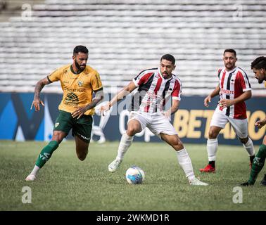 Teresina, Brasilien. Februar 2024. PI - TERESINA - 02/21/2024 - COPA DO BRASIL 2024, RIVER-PI (Foto: Weslley Douglas/AGIF/SIPA USA) Credit: SIPA USA/Alamy Live News Stockfoto