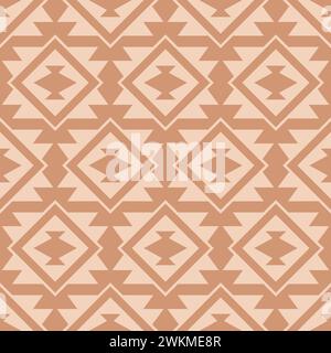 Seamless Pattern Mit Seamless Navajo Steppmuster Für Tribal Southwestern Stock Vektor