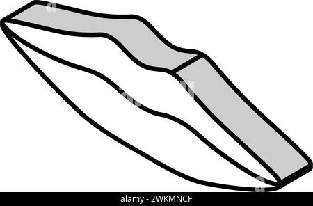 b m p Letter Mouth animieren isometrische Iconvektorillustration Stock Vektor