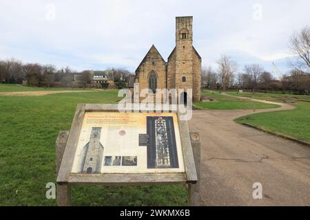 St Peter's Monkwearmouth in Sunderland, eine der ältesten Kirchen Großbritanniens aus dem Jahr 674 mit einer 1300-jährigen Geschichte, Nordengland, Großbritannien Stockfoto