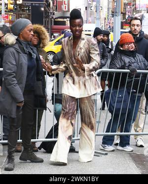 21. Februar 2024 Danai Gurira in Good Morning America über die neue Serie The Walking Dead: The Ones Who Live in New York. Februar 2024Guthaben: RW/Mediapunch Stockfoto