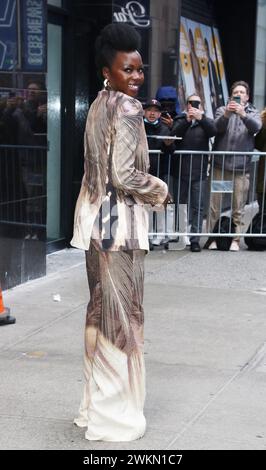 21. Februar 2024 Danai Gurira in Good Morning America über die neue Serie The Walking Dead: The Ones Who Live in New York. Februar 2024Guthaben: RW/Mediapunch Stockfoto