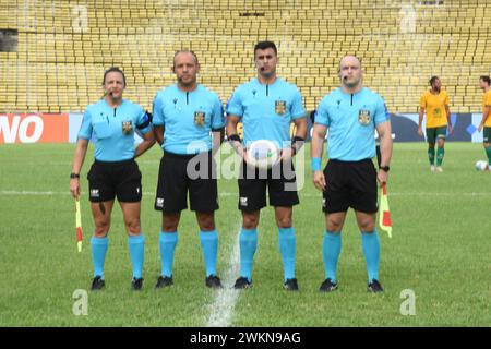 Teresina, Brasilien. Februar 2024. RS gültig für die 1. Phase der Copa do Brasil am Mittwoch (21), die im Albertão-Stadion im Süden von Teresina/PI stattfindet. Quelle: José Itamar/FotoArena/Alamy Live News Stockfoto