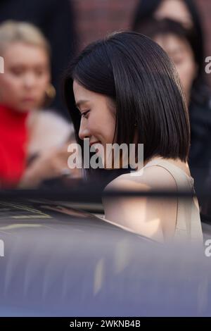 Ein Ju-Jin nimmt an der Fendi Fashion Show während der Milan Fashion Week Womenswear Herbst/Winter 2024 - 2025 am 21. Februar 2024 in Mailand Teil. ©Foto: Ci Stockfoto