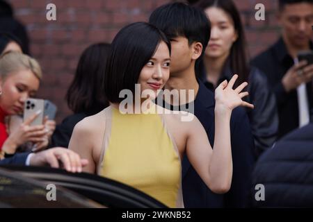 Ein Ju-Jin nimmt an der Fendi Fashion Show während der Milan Fashion Week Womenswear Herbst/Winter 2024 - 2025 am 21. Februar 2024 in Mailand Teil. ©Foto: Ci Stockfoto