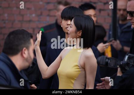 Ein Ju-Jin nimmt an der Fendi Fashion Show während der Milan Fashion Week Womenswear Herbst/Winter 2024 - 2025 am 21. Februar 2024 in Mailand Teil. ©Foto: Ci Stockfoto