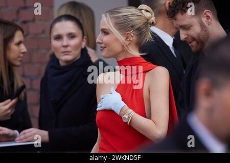 Leonie Hanne besucht die Fendi Fashion Show während der Milan Fashion Week Womenswear Herbst/Winter 2024 – 2025 am 21. Februar 2024 in Mailand, Italien. ©Foto: Stockfoto