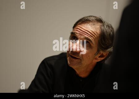 Doha, Katar. Februar 2024. DOHA, Lusail, KATAR, 20. Februar 2024; Davide Brivio aus Italien und Trackhouse Racing während des offiziellen Qatar MotoGP Tests auf dem Lusail Circuit am 20. Februar 2024 in Doha, Katar. (Foto von Qian Jun/ATP Images) (QIAN Jun /ATP/SPP) Credit: SPP Sport Press Photo. /Alamy Live News Stockfoto