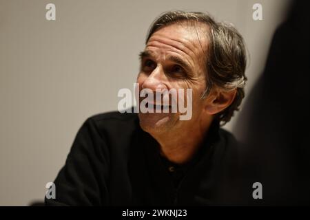 Doha, Katar. Februar 2024. DOHA, Lusail, KATAR, 20. Februar 2024; Davide Brivio aus Italien und Trackhouse Racing während des offiziellen Qatar MotoGP Tests auf dem Lusail Circuit am 20. Februar 2024 in Doha, Katar. (Foto von Qian Jun/ATP Images) (QIAN Jun /ATP/SPP) Credit: SPP Sport Press Photo. /Alamy Live News Stockfoto