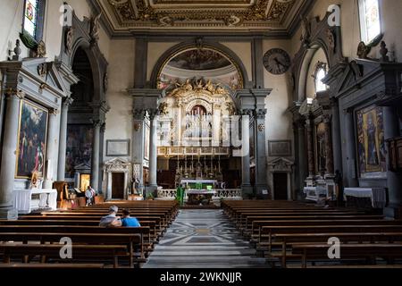 Das San Marco Art Museum, auch ein Bund und eine Kirche, ist weniger überfüllt als die meisten Museen in Florenz, beherbergt aber wichtige Werke des Dominikanermönchs Fra' Angelic Stockfoto