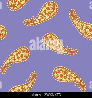 Mehrfarbig dekorierte Handzeichnung gerendert gezeichnet ornamental auf dem gesamten Basishintergrund Wiederholungsmuster geometrische Textur Grenze ethnischer Stamm erstellen Stock Vektor