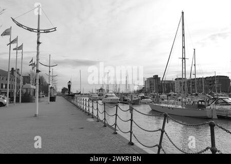 Die neue Marina Area in Hull, Yorkshire, Großbritannien Stockfoto