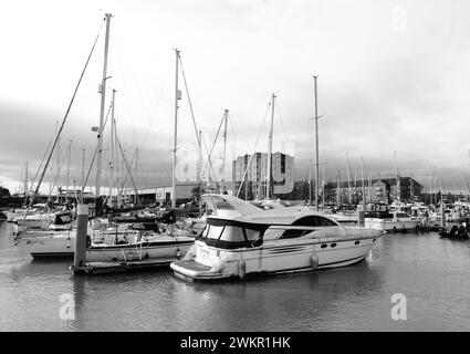 Die neue Marina Area in Hull, Yorkshire, Großbritannien Stockfoto