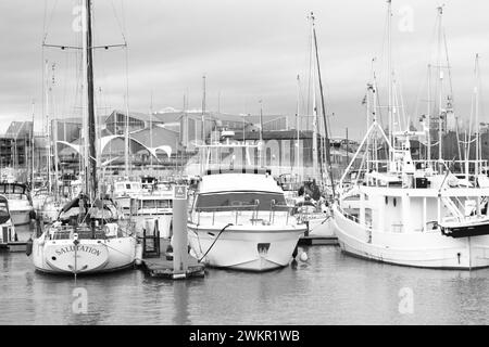 Die neue Marina Area in Hull, Yorkshire, Großbritannien Stockfoto