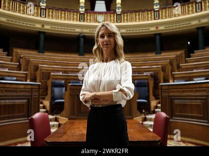 Madrid, 12.07.2023. Interview mit der stellvertretenden und stellvertretenden Sprecherin der PP im Abgeordnetenkongress, Cayetana Álvarez de Toledo. Foto: Jaime García. ARCHDC. Quelle: Album / Archivo ABC / Jaime García Stockfoto