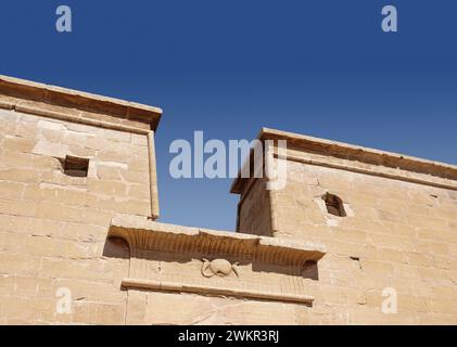 Der Tempel von Dakka wurde in New Sebua rekonstruiert. Lake Nasser, Ägypten Stockfoto