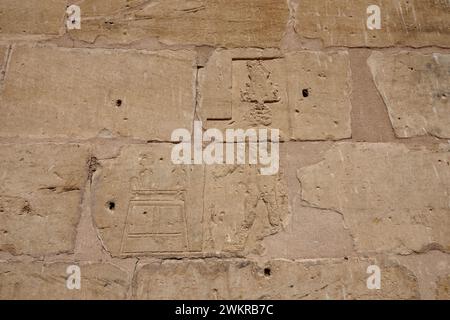 Der Tempel von Dakka wurde in New Sebua rekonstruiert. Lake Nasser, Ägypten Stockfoto