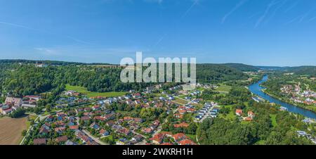 Blick auf die Stadt Beilngries im Naturpark Altmühltal im nördlichen Teil Oberbayerns Stockfoto