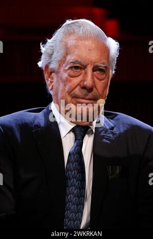 Mario Vargas Llosa - Lesung des Römer "sterben Enthuellung', Gorsser Sendesaal RBB, 26. Oktober 2016, Berlin. Stockfoto