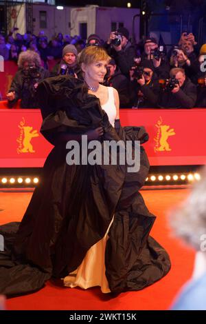 Berlin, Deutschland. Februar 2024. Roter Teppich vor Honorar Bear für Martin Scorsese während der Berlinale 2024. (Foto von Beata Siewicz/Pacific Press) Credit: Pacific Press Media Production Corp./Alamy Live News Stockfoto