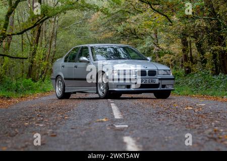 1996 E36 BMW M3 Moderne klassische deutsche Sportlimousine Stockfoto