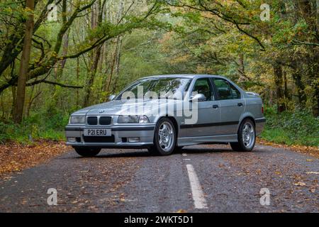 1996 E36 BMW M3 Moderne klassische deutsche Sportlimousine Stockfoto