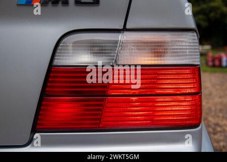 1996 E36 BMW M3 Moderne klassische deutsche Sportlimousine Stockfoto