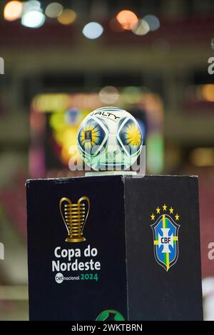 São MATA, PE - 21.02.2024: SPORT X FORTALEZA - Gameplay Sport x FORTALEZA. (Foto: Thiago Lemos/Fotoarena) Stockfoto