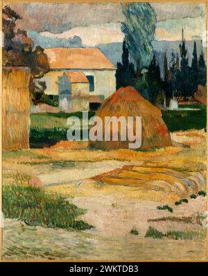 Landschaft in der Nähe von Arles 1888 Paul Gauguin (FR) Stockfoto