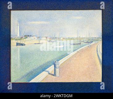 The Channel of Gravelines, Petit Fort Philippe 1890 Georges Seurat (FR) Stockfoto