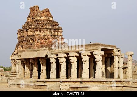 Vijaya Vittala Tempel, Hampi, Hosapete, Karnataka, Indien Stockfoto