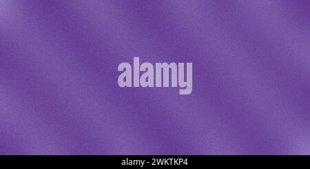 Hintergrund mit violettem weißem Farbverlauf, körnige Textur glatte Farbverläufe Rauschen Textur. Stockfoto