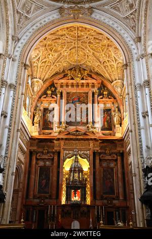 © Sylvestre/MAXPPP - cordoue, Spanien. Februar 2024. ; mezquita-mosquée-cathédrale - Cordoba, Spanien Feb 2024 Credit: MAXPPP/Alamy Live News Stockfoto