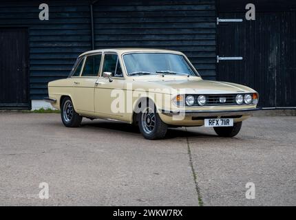 1976 Triumph 2500S – 1970er britische Sportlimousine – Rover 2200TC und Triumph 2500S Stockfoto