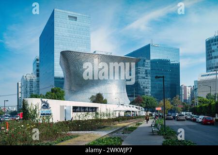 Museo Soumaya im Viertel Polanco von Mexiko-Stadt Stockfoto