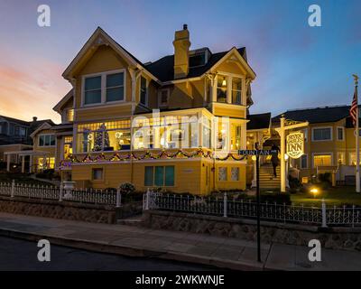 Seven Gabels Inn am Ocean View Blvd in Pacific Grove, Kalifornien Stockfoto