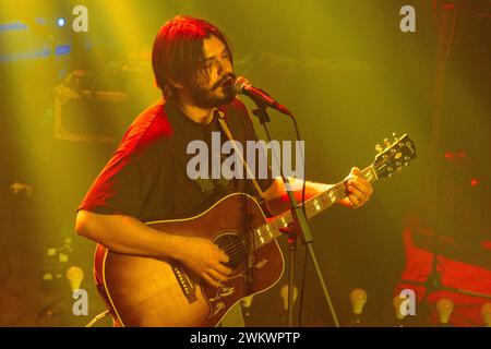 Mailand, Italien. Februar 2024. Der amerikanische Sänger und Songwriter John Vincent III. Tritt am 22. Februar 2024 live im Magazzini Generali in Mailand auf (Foto: Maria Laura Arturi/NurPhoto) Credit: NurPhoto SRL/Alamy Live News Stockfoto